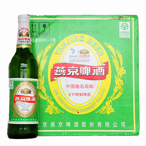整箱 燕京8度600ml
