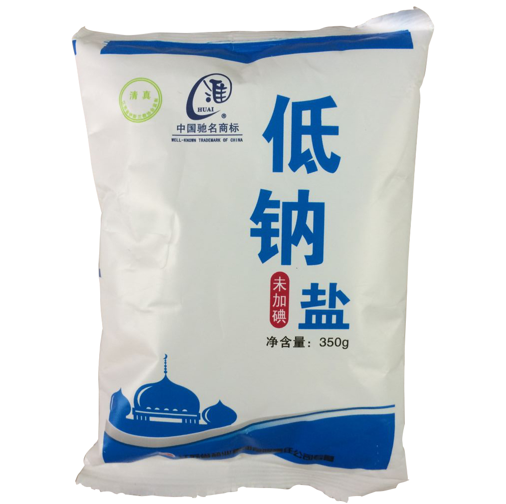 淮牌清真加碘低钠盐350g