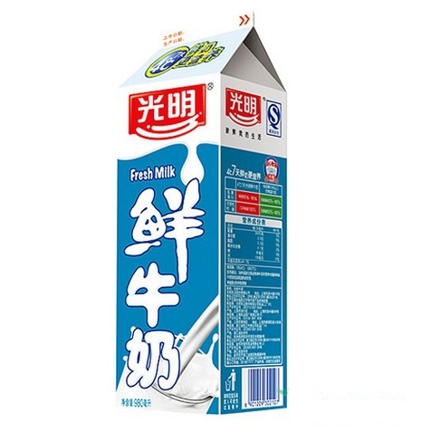 光明980ml纯鲜牛奶/盒