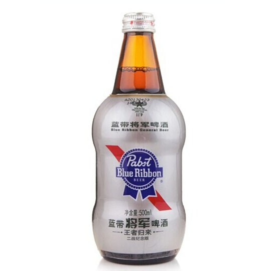 蓝带将军啤酒瓶装500ml