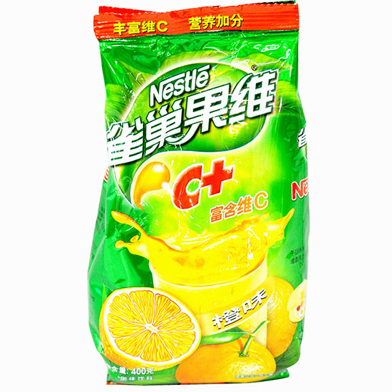 雀巢果维c 橙味饮料400g