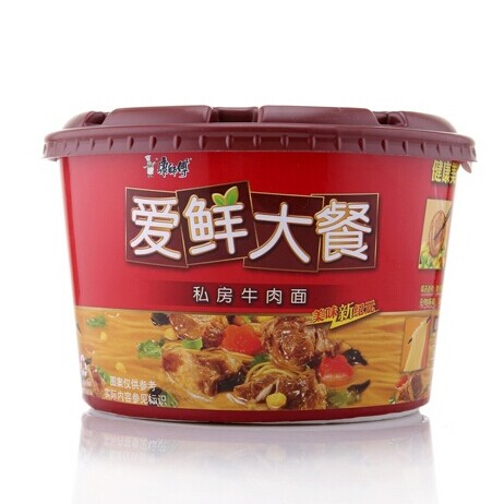 康师傅爱鲜大餐私房牛肉面75克