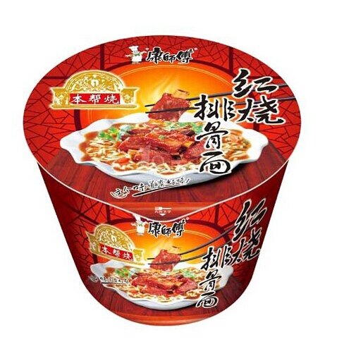 康师傅本帮烧之红烧排骨桶82.5g