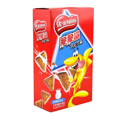 雀巢脆脆鲨巧心三角奶香味42g