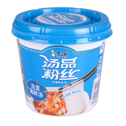 康师傅汤品泡菜海鲜汤粉丝38g