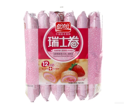 盼盼瑞士卷夹心蛋糕(草莓味)240g
