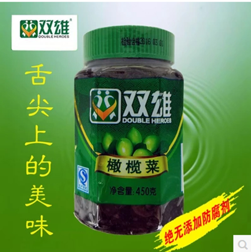 z双雄橄榄菜450g